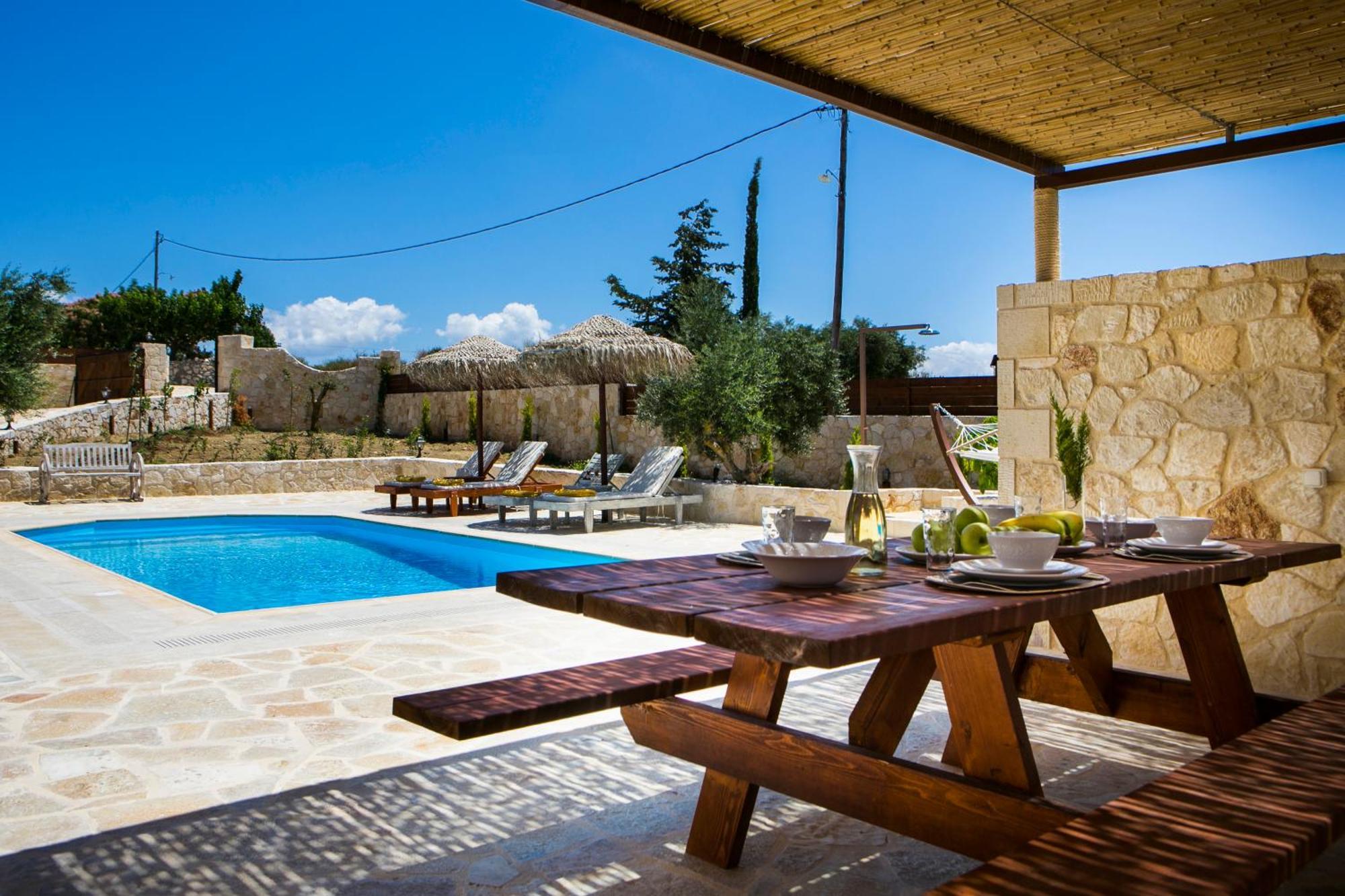 Villa Ydria Chavriáta Buitenkant foto